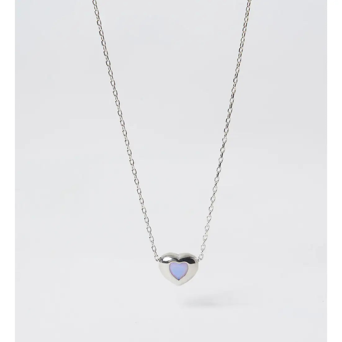 OST - Lovely Heart Silver Necklace - OST - Jewelry - Harumio