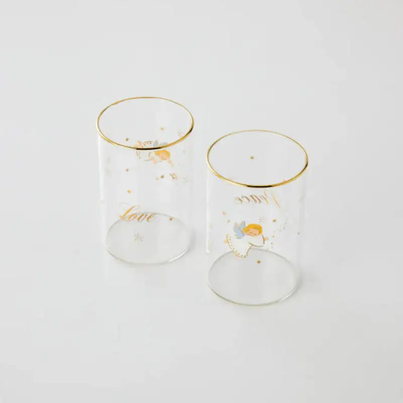 Korean Winter Delight - Slim Glass Cup Set - Modern House - Home & Living - Harumio