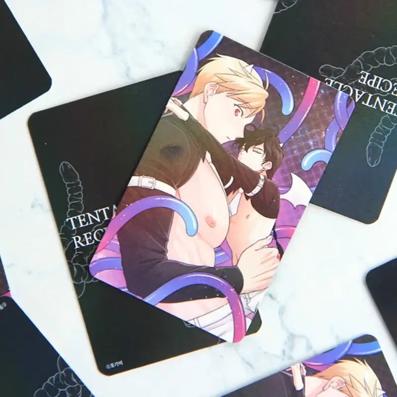 Tentacle Recipe - Autographed Colored Paper + Hologram Card Set - Webtoon Shop - Colored Paper - Harumio