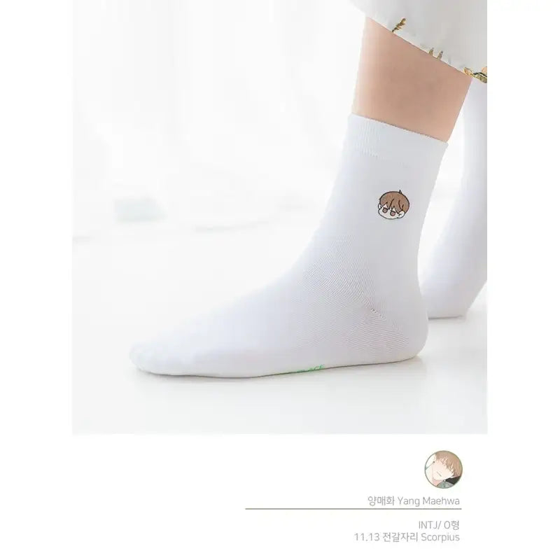 Green Apple Paradise - Character Socks - Green Apple Paradise - Socks - Harumio