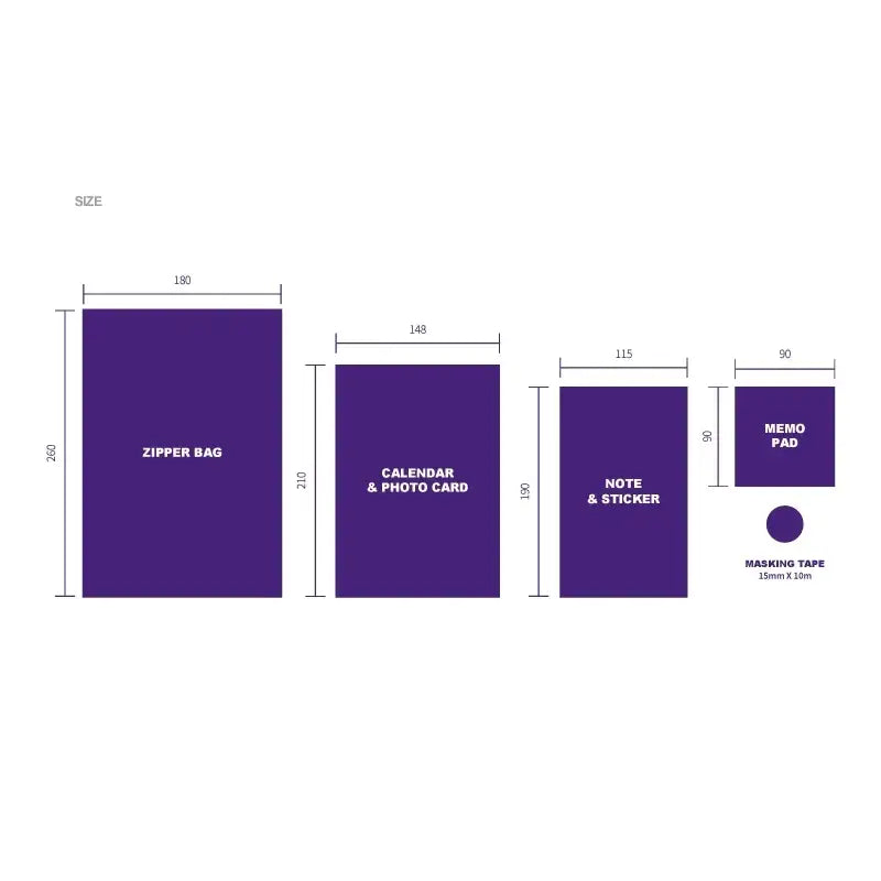 ONF - GO LIVE Stationery Set - ONF - Stationery - Harumio