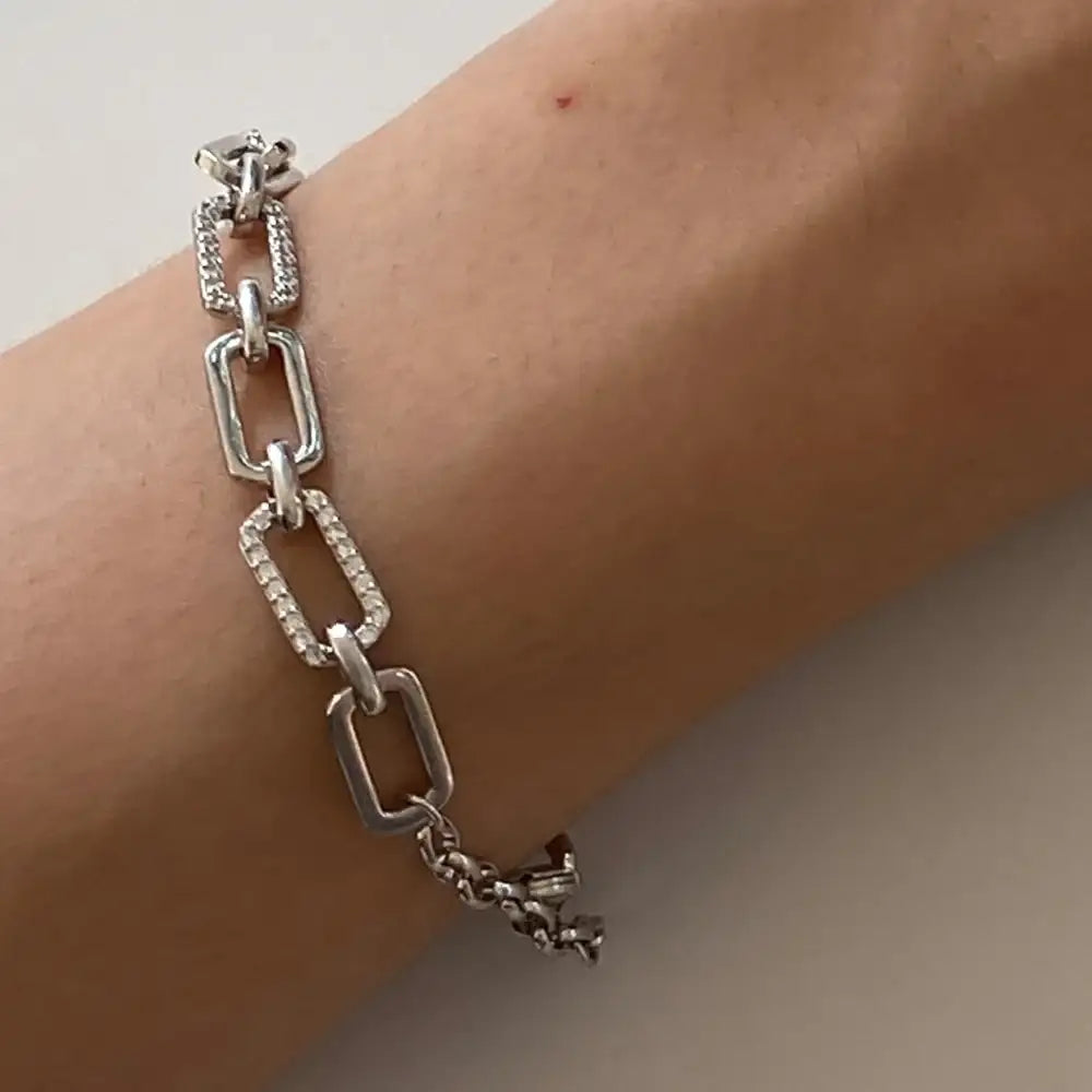 OST - Link Chain Silver Bracelet - OST - Jewelry - Harumio