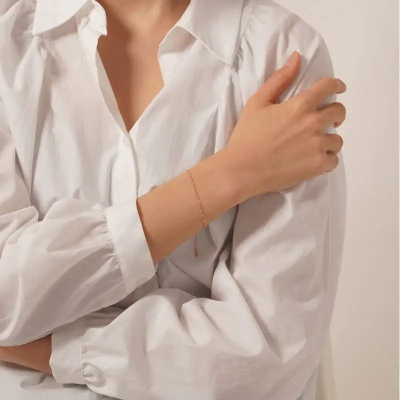 CLUE - Natural Lovely Simple Silver Bracelet - CLUE - Jewelry - Harumio