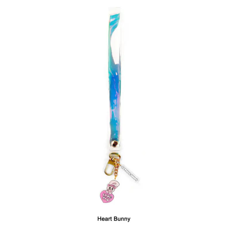 Esther Bunny - Acrylic Keyring Hologram Strap