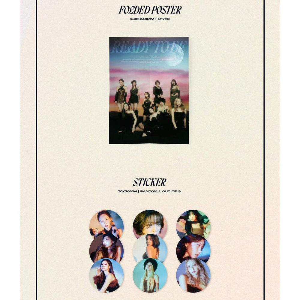 TWICE - READY TO BE : 12th Mini Album (Digipack Version) - TWICE - Album - Harumio