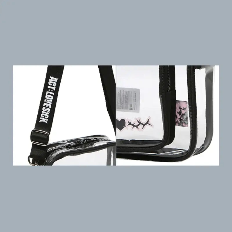 TXT - ACT:LOVESICK - Clear Cross Bag - TXT - Bags - Harumio