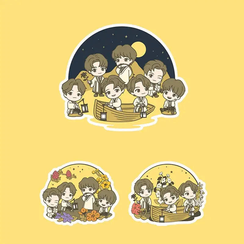 BTS - TinyTAN DALMAJUNG - Sticker Set - BTS - Stickers - Harumio
