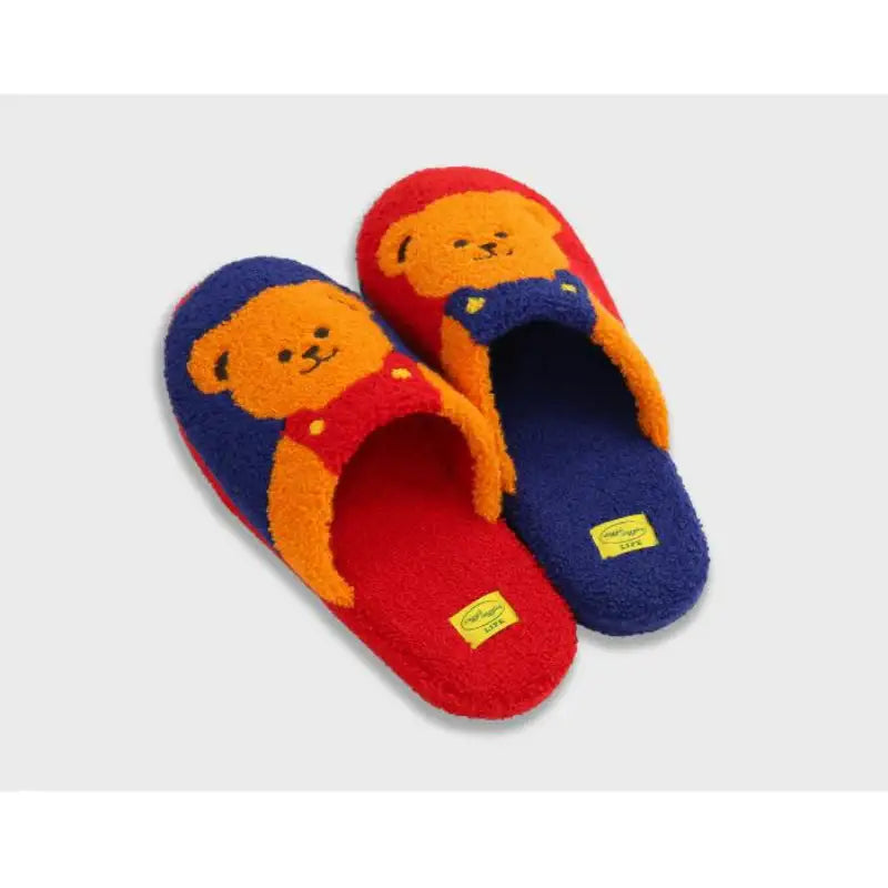 Wiggle Wiggle - Terry Home Slipper - Twin bears - Wiggle Wiggle - Home Slippers - Harumio