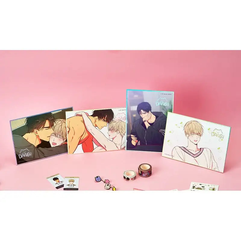 No Love Zone x MOFUN - Illustration Colored Paper Set Of 4 - No Love Zone x MOFUN - Accessories, Stationery - Harumio