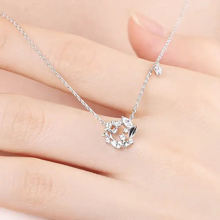 OST - May Emerald Lilac Birth Flower Necklace - OST - Jewelry - Harumio