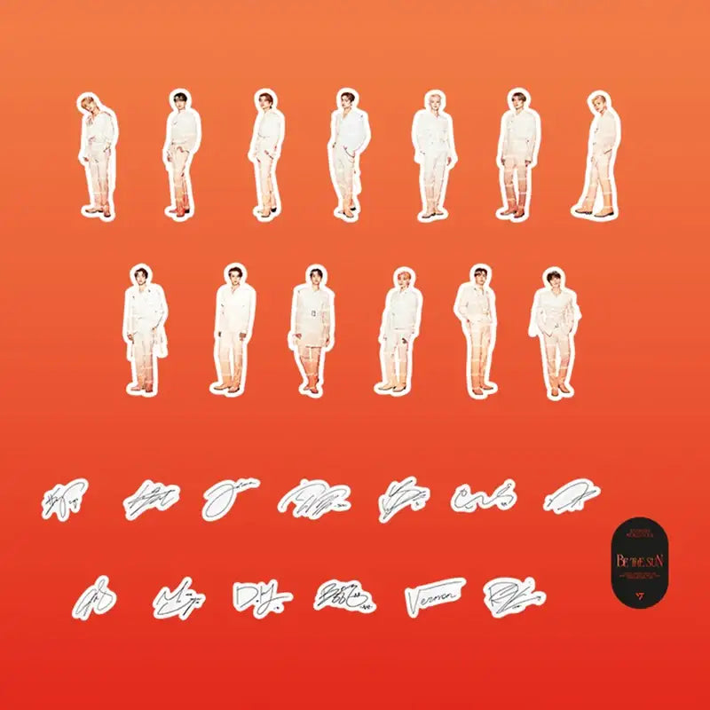 Seventeen - BE THE SUN - Sticker Set - SEVENTEEN - Sticker - Harumio