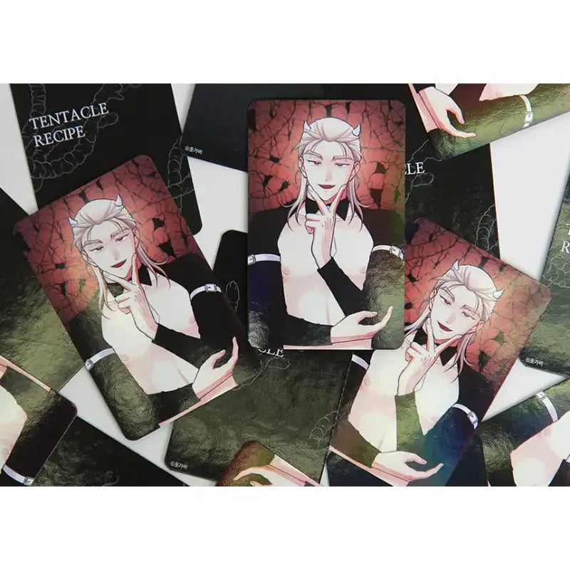 Tentacle Recipe - Hologram Card Set of 4 - Webtoon Shop - Photocard - Harumio