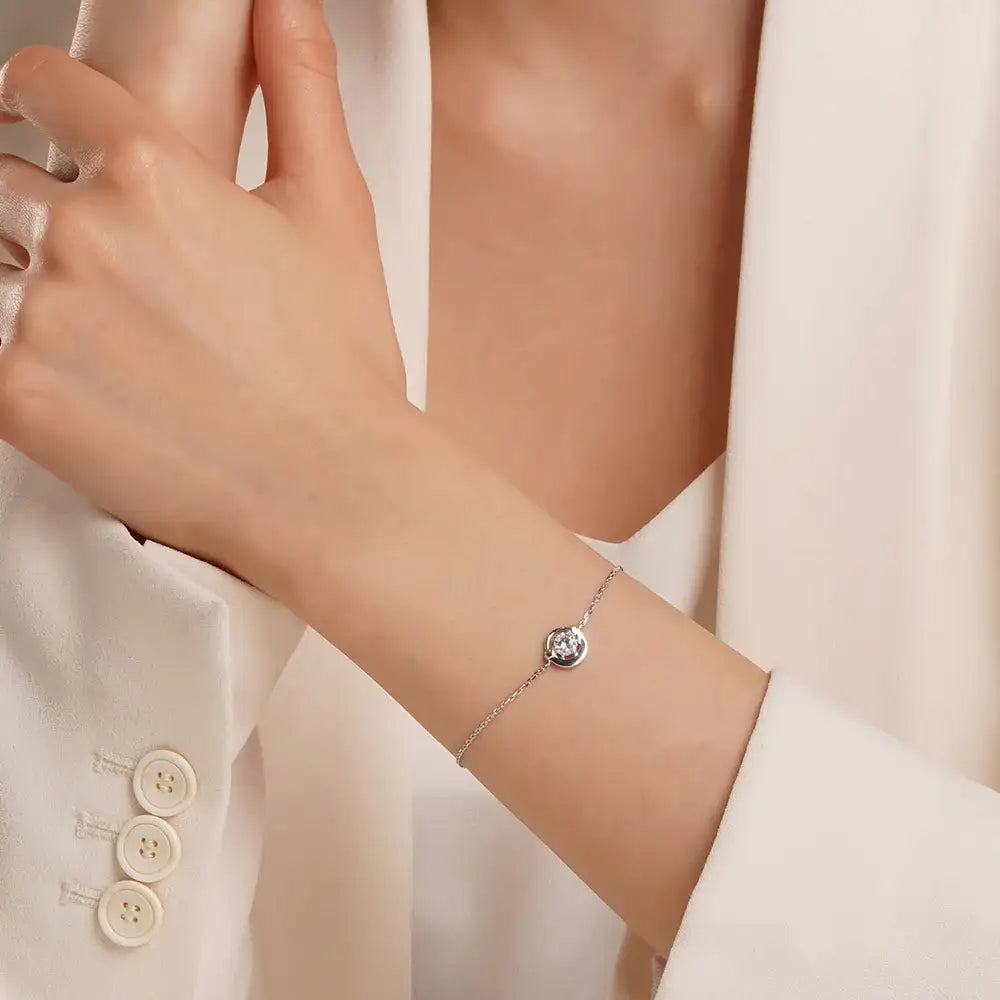 OST - Lucky Lock Horseshoe Silver Bracelet - OST - Jewelry - Harumio