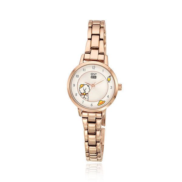 BT21 x OST - Rose Gold Metal Watch - RJ - BT21 - Watches - Harumio