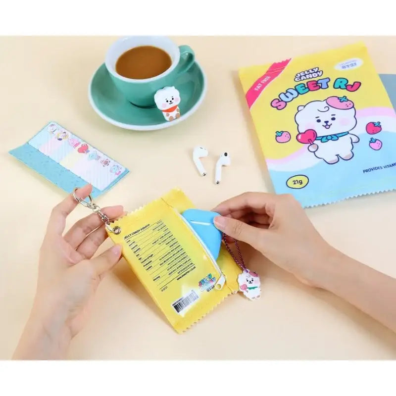 BT21 x Monopoly - Baby Jelly Candy Pouch - BT21 x Monopoly - Pouches - Harumio
