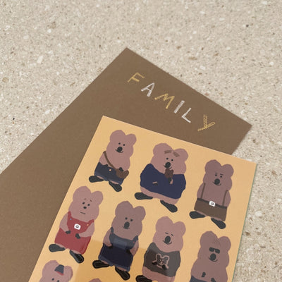 Dinotaeng - We are Family Sticker