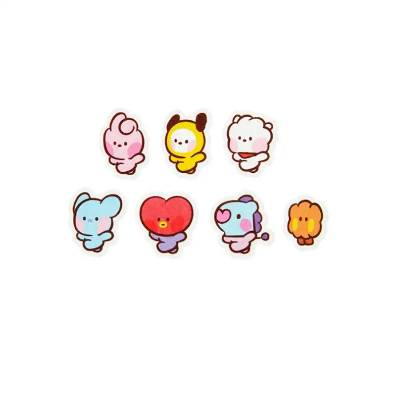 BT21 - Minini Masking Tape Set - LINE FRIENDS - Accessories, Stationery - Harumio