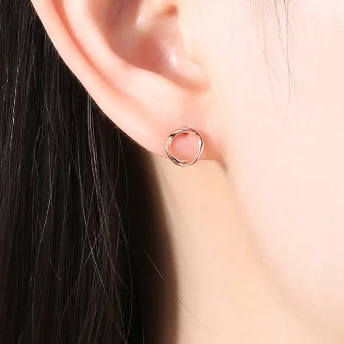 OST - Round Cut Earrings - OST - Jewelry - Harumio