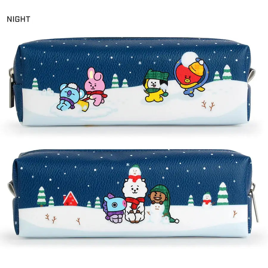 BT21 x Monopoly - C-Pocket Pencil Case - Winter Edition - Monopoly - Accessories - Harumio