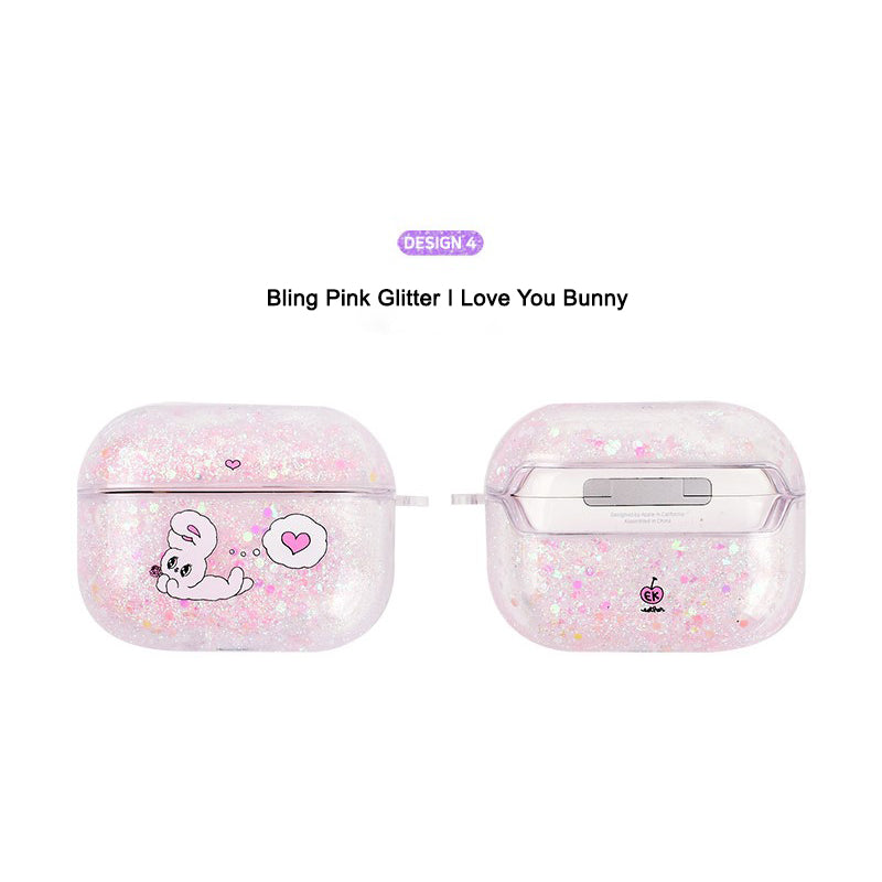 Esther Bunny - Bling Glitter AirPods Pro Case