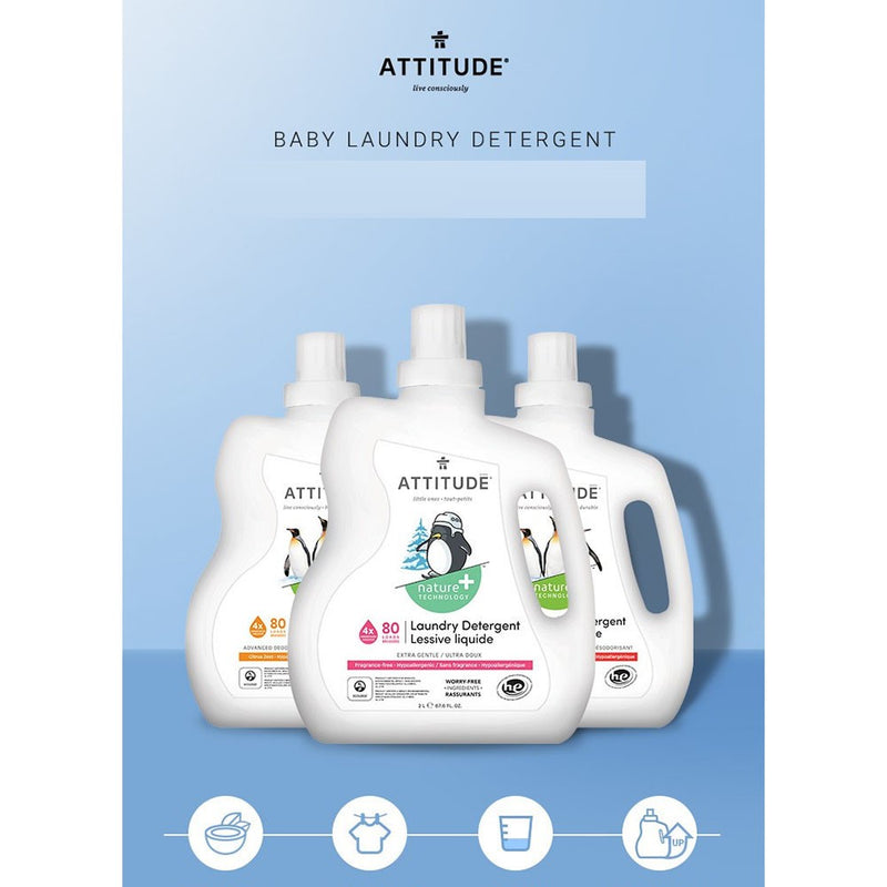 ATTITUDE - Baby Laundry Detergent (2L)