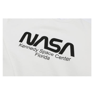 Siero x NASA - NASA Print Crewneck Sweatshirt - White