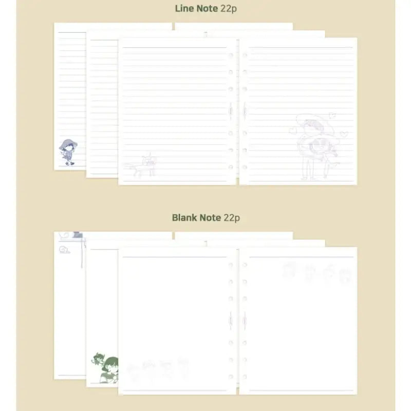 Romance 101 - Diary Set - Webtoon Friends - Stationery, Accessories - Harumio