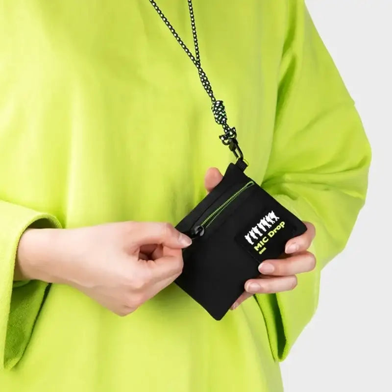 BTS - MIC Drop - Necklace Wallet - BTS - Wallet - Harumio
