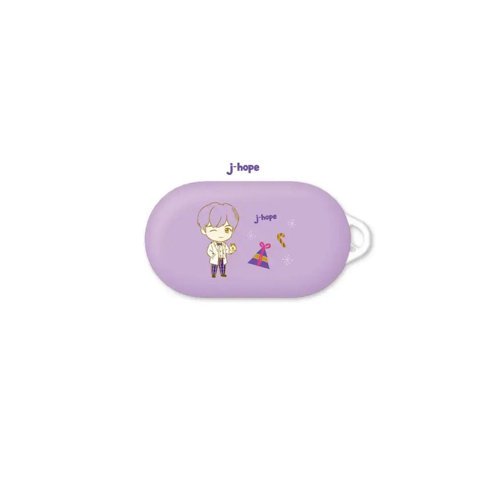 BTS - TinyTAN Purple Holidays Galaxy Buds Case - BTS - Accessories - Harumio