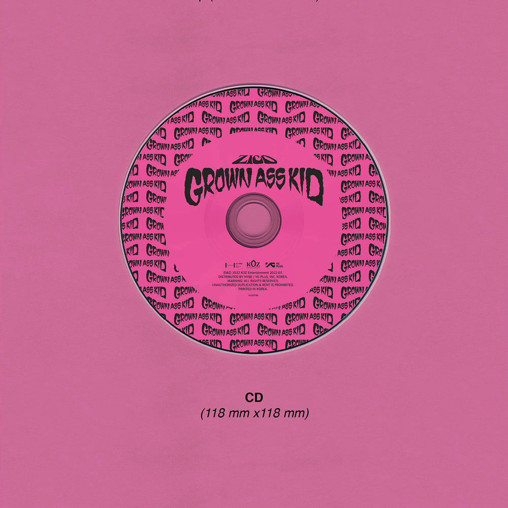 ZICO - Grown Ass Kid : 4th Mini Album (Jewel version)
