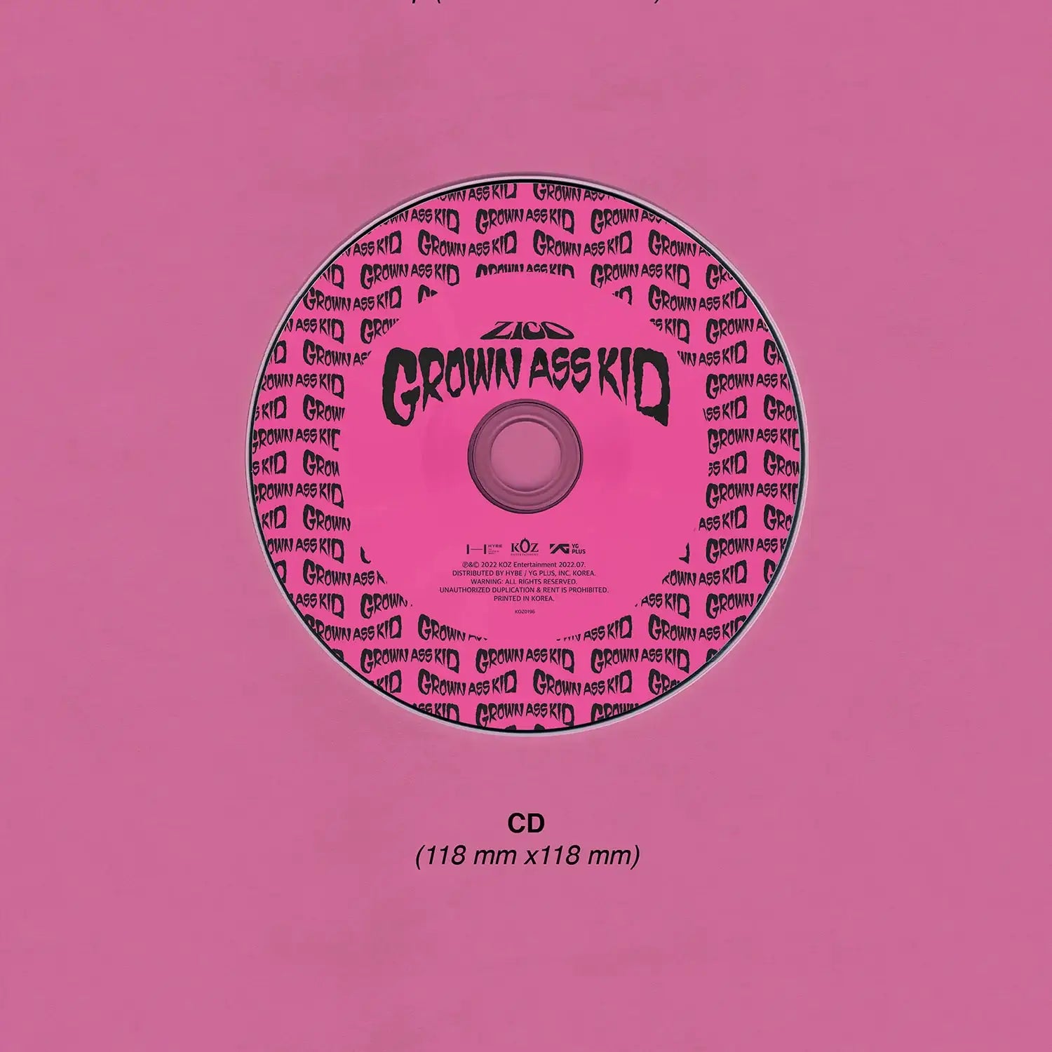 ZICO - Grown Ass Kid : 4th Mini Album (Jewel version) - ZICO - Album - Harumio