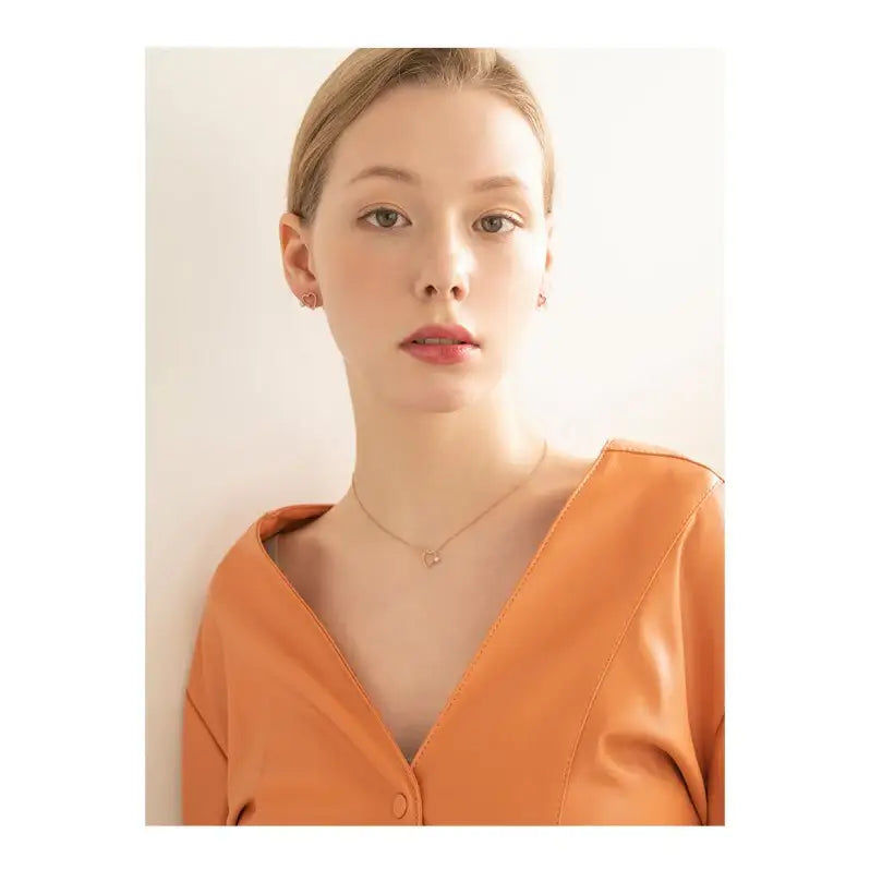 Bloom x Dewey Desert - Pearl Heart Silver Earring - Bloom x Dewey Desert - Jewelry - Harumio
