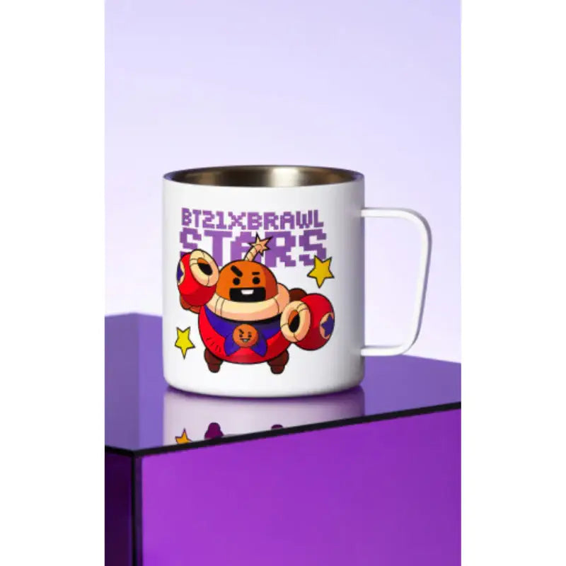 BT21 x Brawl Stars - Stainless Steel Mug - BT21 - Home & Living - Harumio