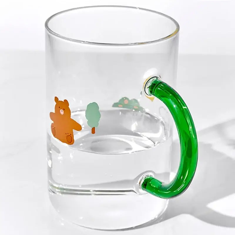 Korean Little Buddy - Long Glass Mug - Modern House - Tableware - Harumio