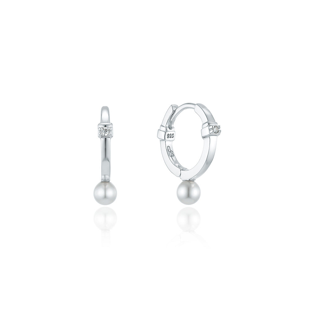 OST - Lucky Rock Horseshoe One-touch Pearl Earring
