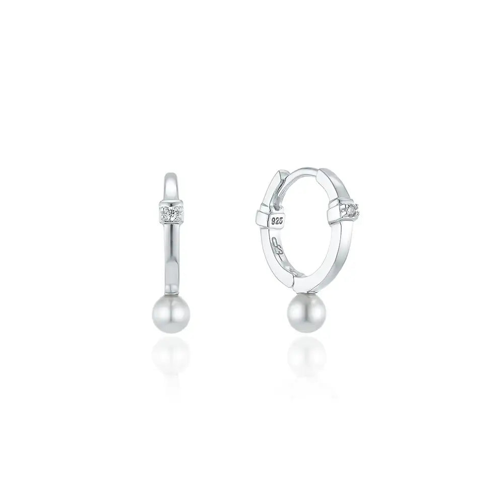 OST - Lucky Rock Horseshoe One-touch Pearl Earring - OST - Jewelry - Harumio