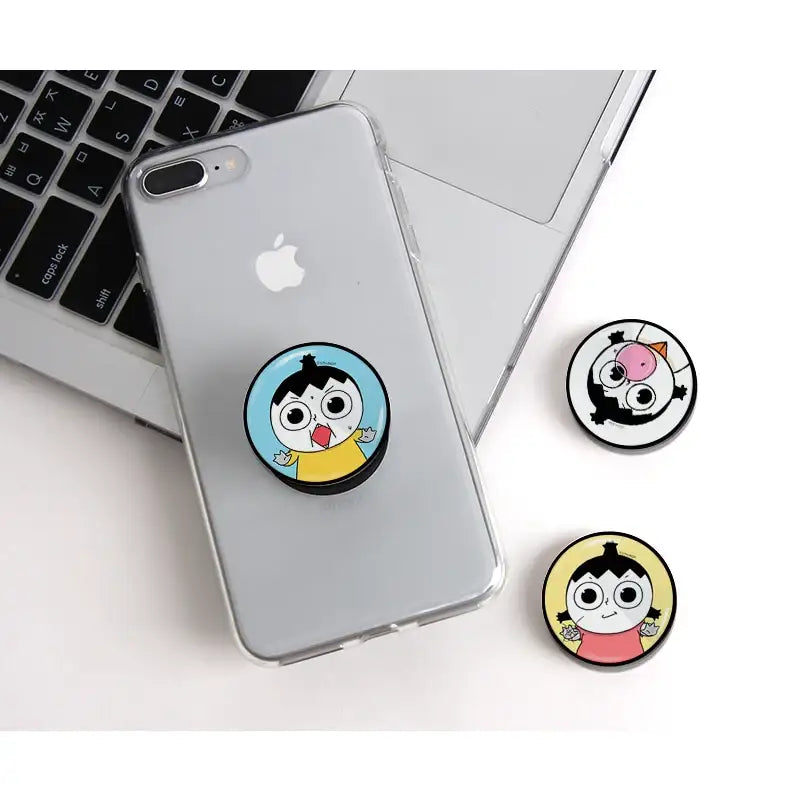 Don't Let Go of the Mental Rope - Acrylic Toon Socket - Webtoon Shop - Griptoks - Harumio