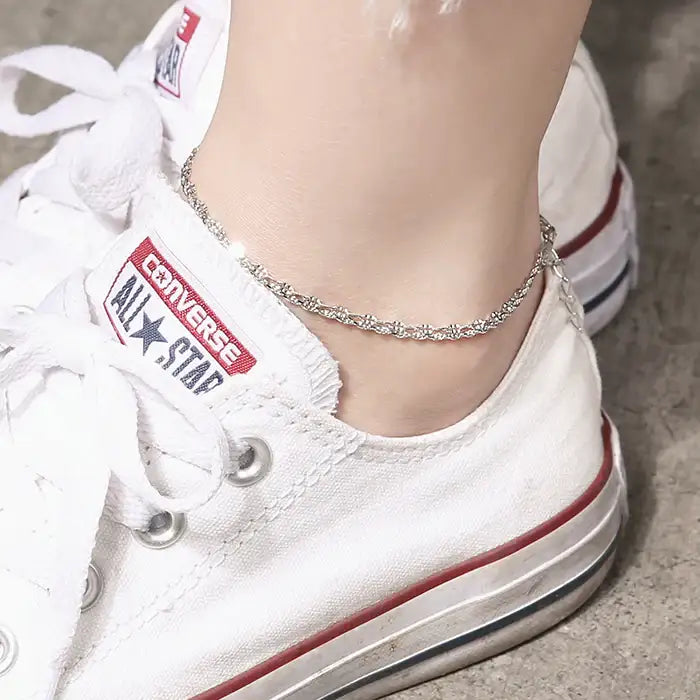 OST - Wavy Chain Ring Anklet - OST - Jewelry - Harumio