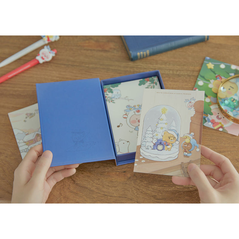Kakao Friends - White Christmas Book Card Set (40 pcs)