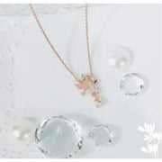 CLUE - Fortune April Dove Silver Necklace - CLUE - Jewelry - Harumio