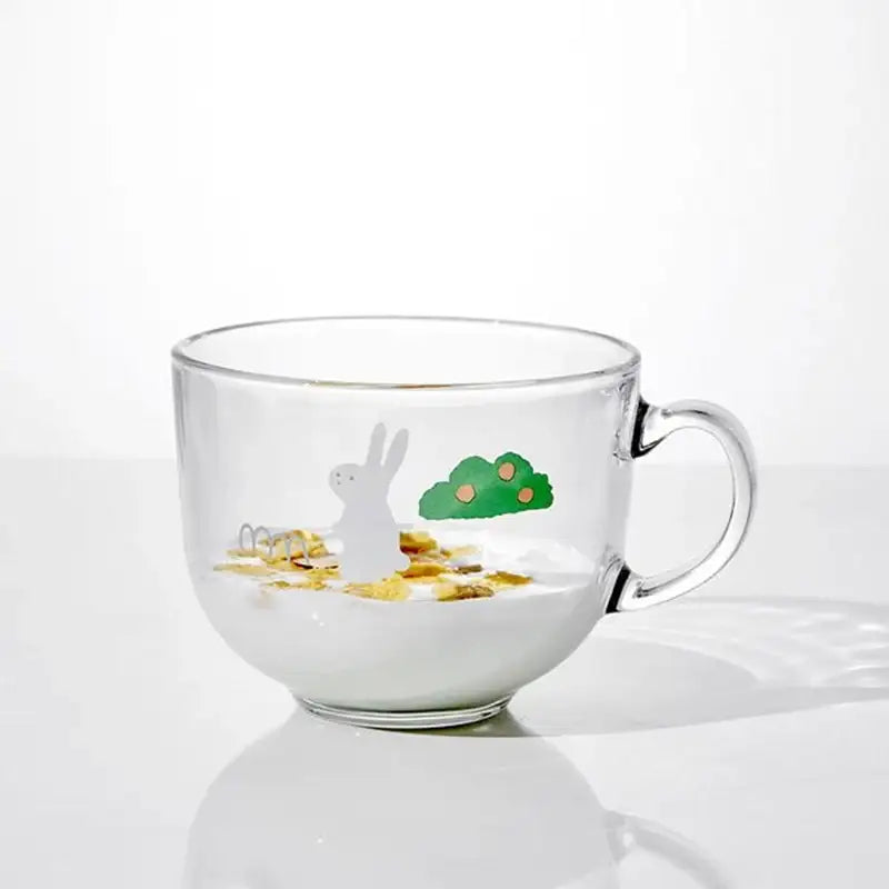 Korean ON Little Buddy - Glass Cereal Bowl - Modern House - Tableware - Harumio