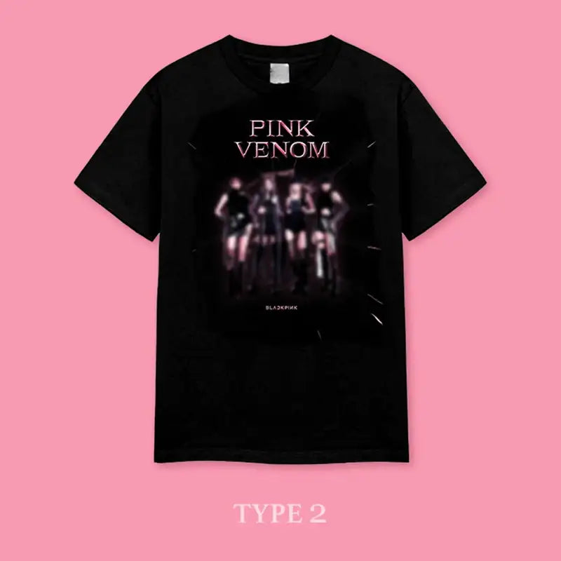 BlackPink - Pink Venom - Photo T-shirts - BlackPink - Clothes - Harumio