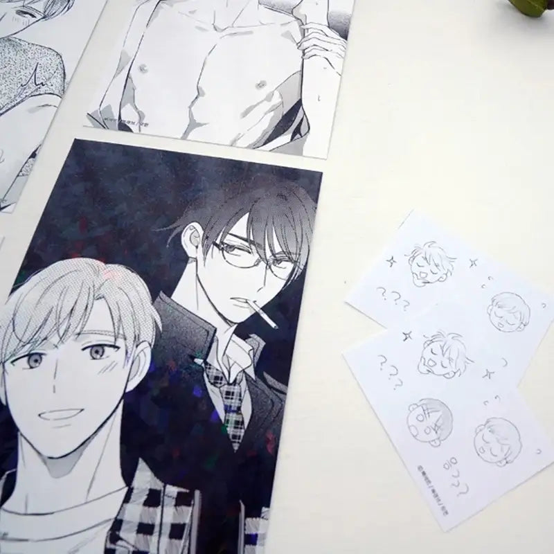 Who Is A Sweet Cheater? x MOFUN - Holographic Postcard Set - MOFUN - Stationeries - Harumio
