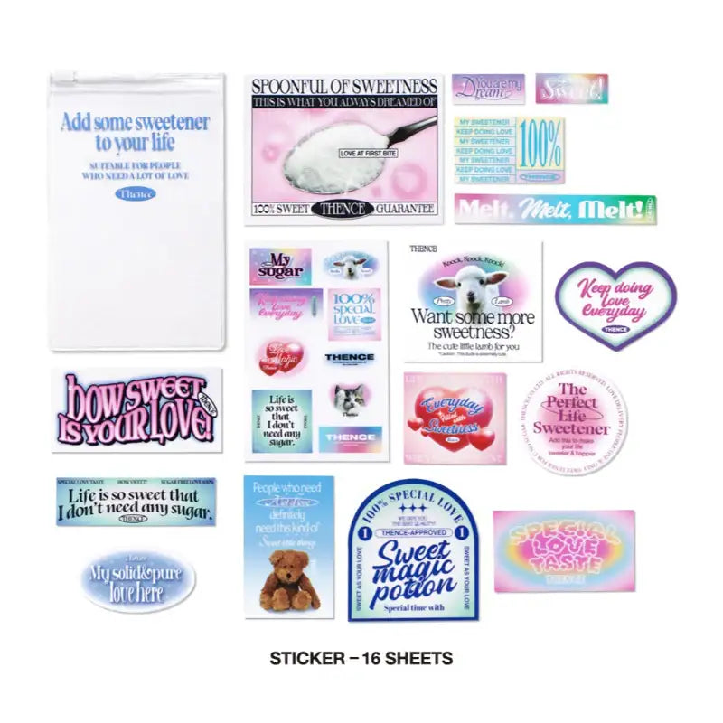 THENCE - Label Sticker Pack ver.1 - THENCE - Stationary - Harumio