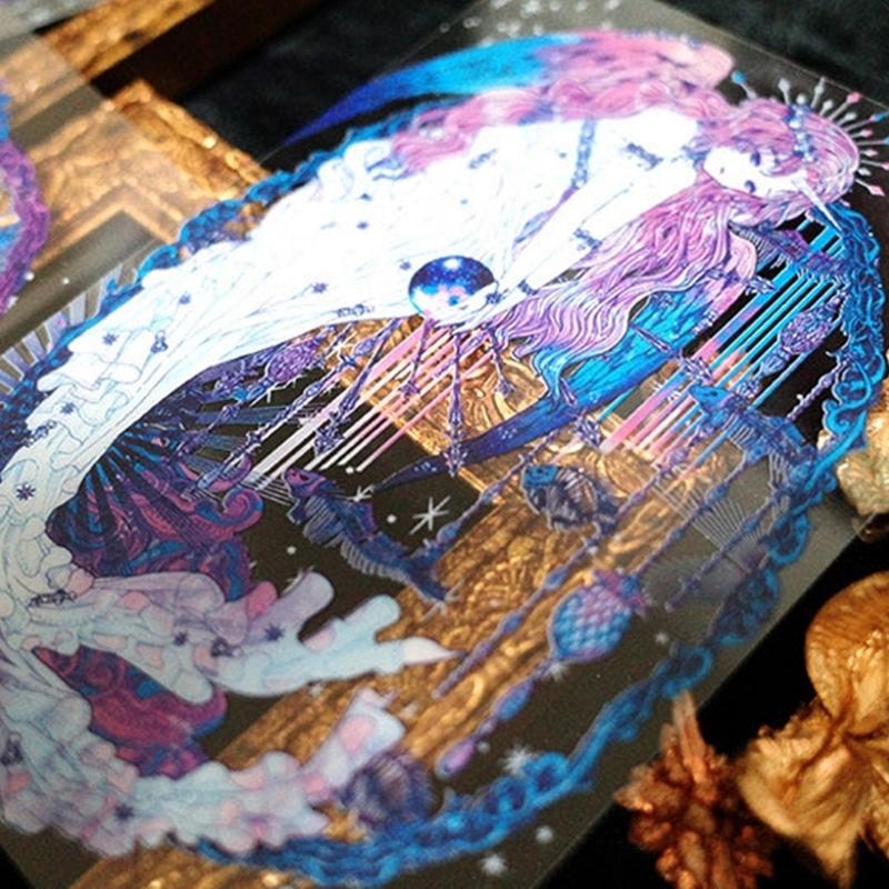 Libet - Transparent Illustration Of Unicorn Cards Set
