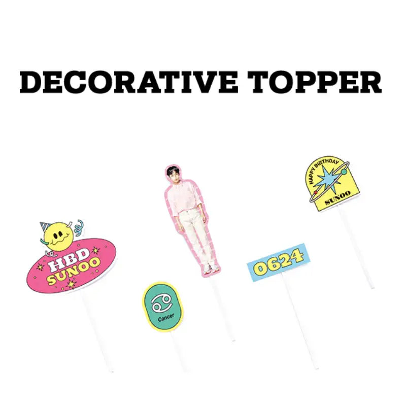 ENHYPEN - BIRTHDAY - SUNOO Deco Sticker Set - ENHYPEN - Sticker - Harumio
