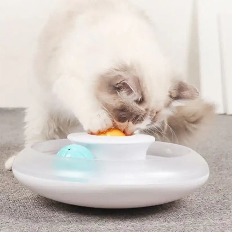 Yog!ssw - Cat UFO Circuit Trackball Toy - Jungle Monster - Pet - Harumio