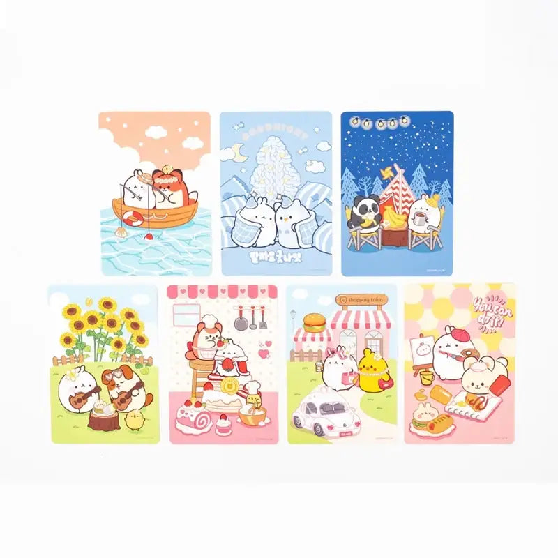 Anirollz x Molang - Postcard Set - Molang - Home & Living - Harumio
