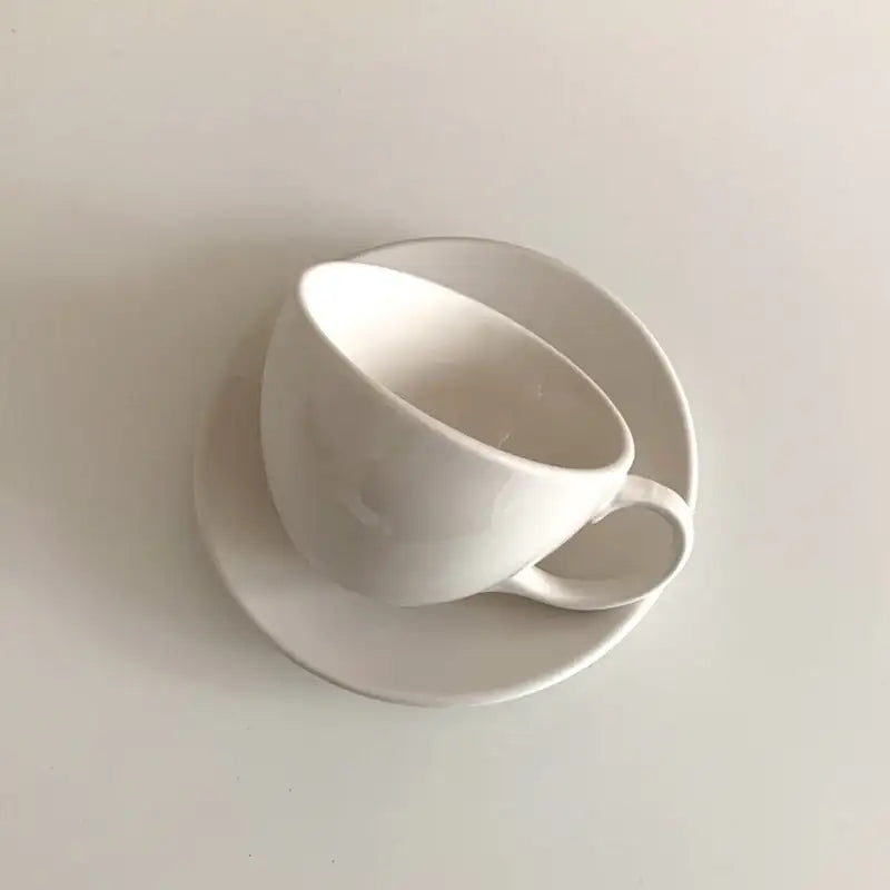 Like A Cafe - Si Racuse Cafe Latte Cup & Saucer Set - Like A Cafe - Home & Living - Harumio