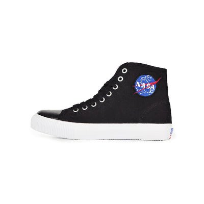 Siero x NASA - Logo Patch High Top Sneakers - Black